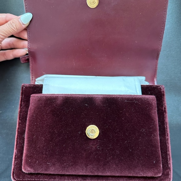 SAINT LAURENT
Sunset Monogram YSL Small Velvet Chain Crossbody - Picture 10 of 13